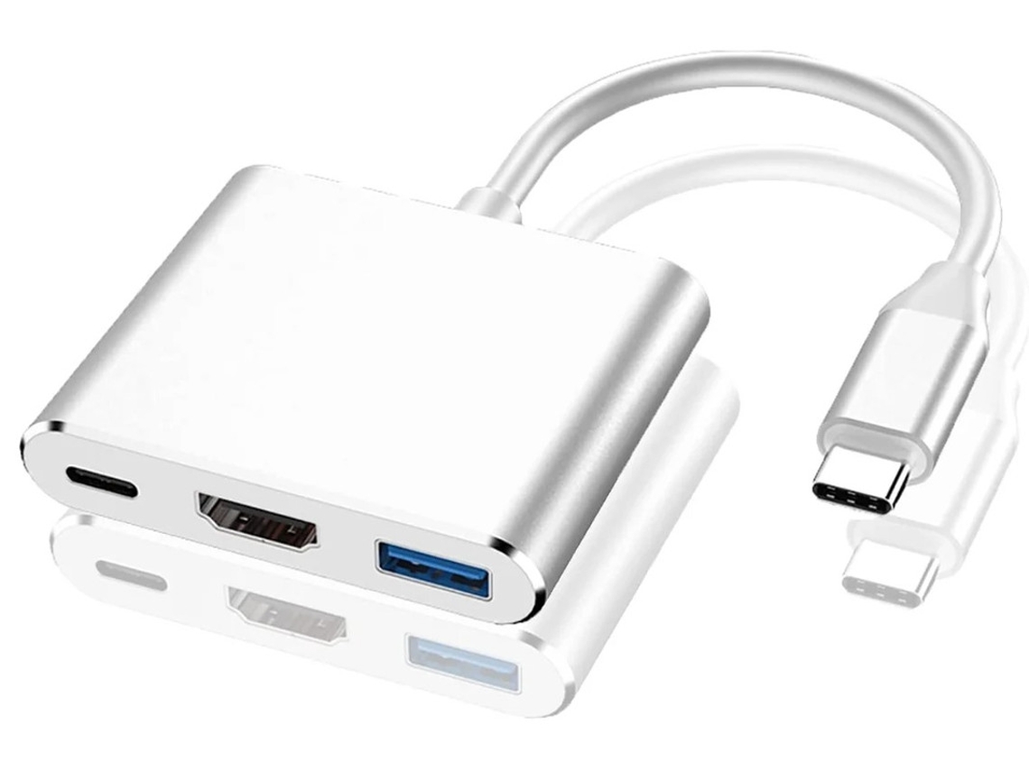 Adaptador USB-C a HDMI 4K de YIZHOOD, color negro