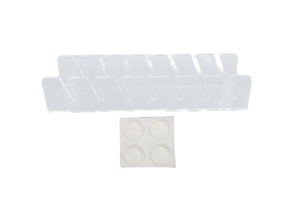 Soporte Vertical De Acrílico Para Gorras De Béisbol, Ideal Para Guardar Y Exhibir En El Armario. Capacidad Para 7 Gorras.