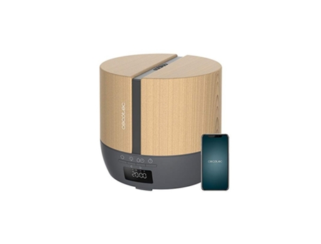 Humidificador Purearoma 550 Connected Grey Woody Cecotec 500 Ml