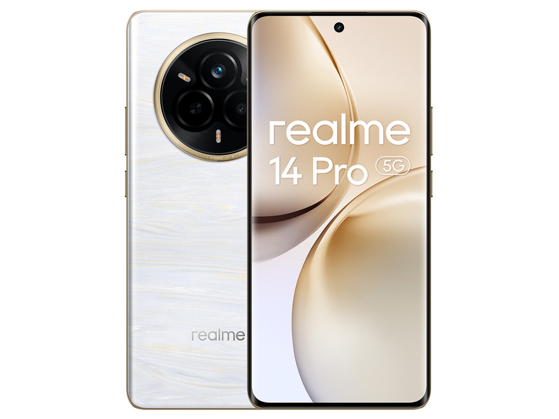 Smartphone Realme 14 Pro 5g, 8 GB de RAM, 256 GB de ROM, pantalla OLED curva de 6,77 pulgadas, procesador Sony Imx882 de 50 MP, batería de 6000 mAh, dimensiones del procesador: 7300