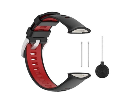 Correa De Reloj Inteligente Para Polar Vantage V2 Correa De Reloj De Silicona Bicolor Negro Rojo VENISYMLIS
