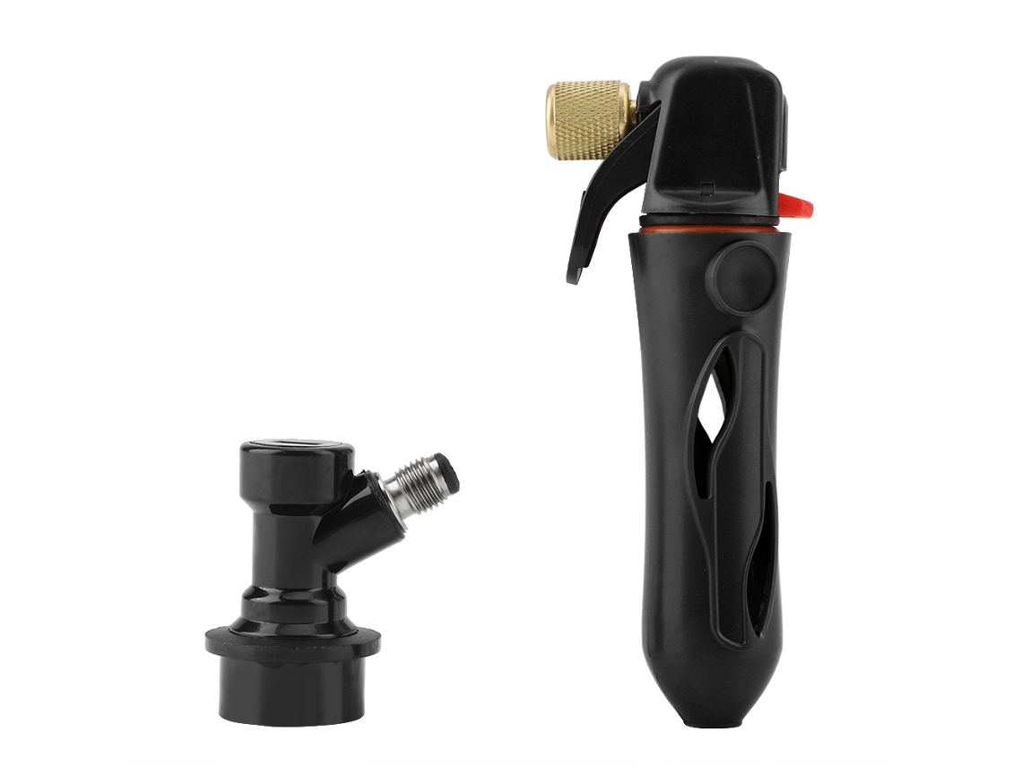 Cargador De Co2 Para Barril Portátil, Inyector De Cerveza Casera, Dispensador De Cerveza, Negro