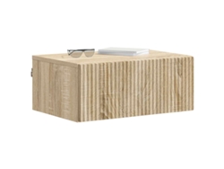 Maison Exclusive - Mesita De Noche De Pared 2 Pcs Roble Sonoma 49 X 34,5 X 20 Cm