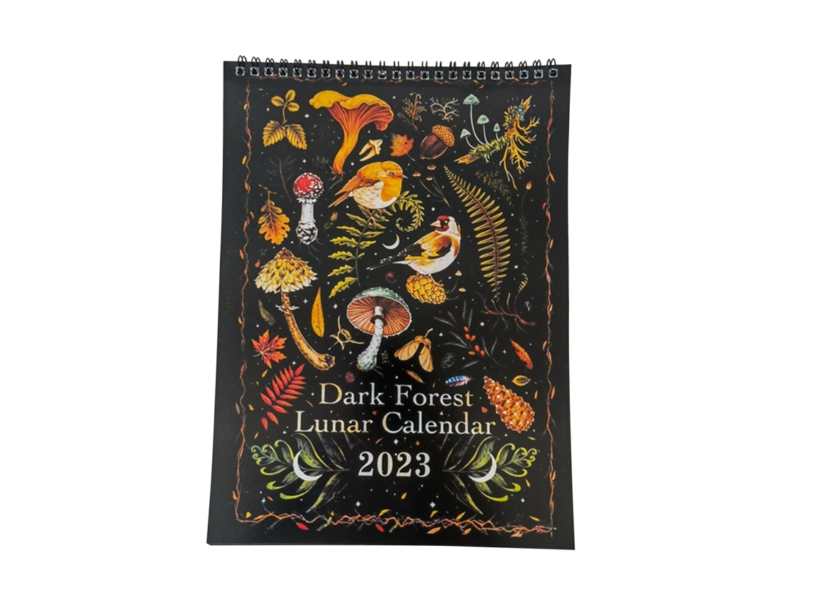 Calendario De Pared De La Selva Negra Con Ilustraciones De Gran Calidad, Impresión En Tinta Brillante, Ideal Para Navidad Y Cumpleaños.