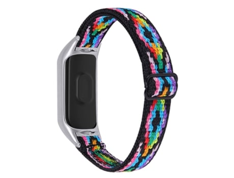 Correa de nailon elástico trenzado ajustable para Xiaomi Mi Band 5/6 - estilo 14