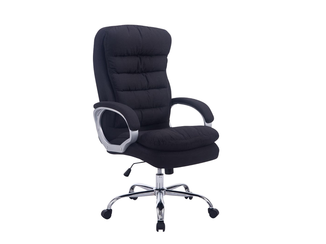 Silla De Oficina Vancouver XXL En Tela preto CLP