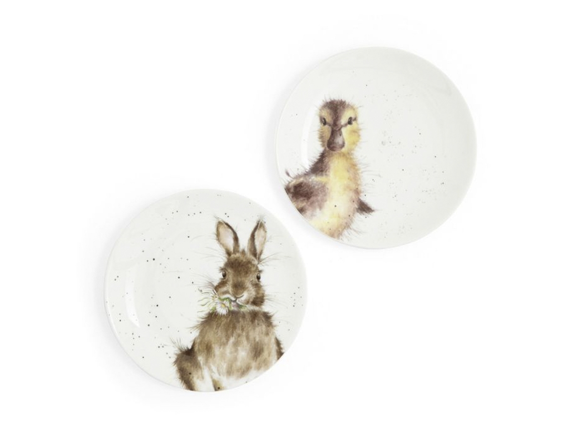 Juego de 2 platos Bunny&Dick de 16,5c PORTMEIRION
