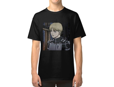 Camiseta ROCKINSTONE Armin Arlert Attack On Titan S4 Algodón para Hombre (2XL)