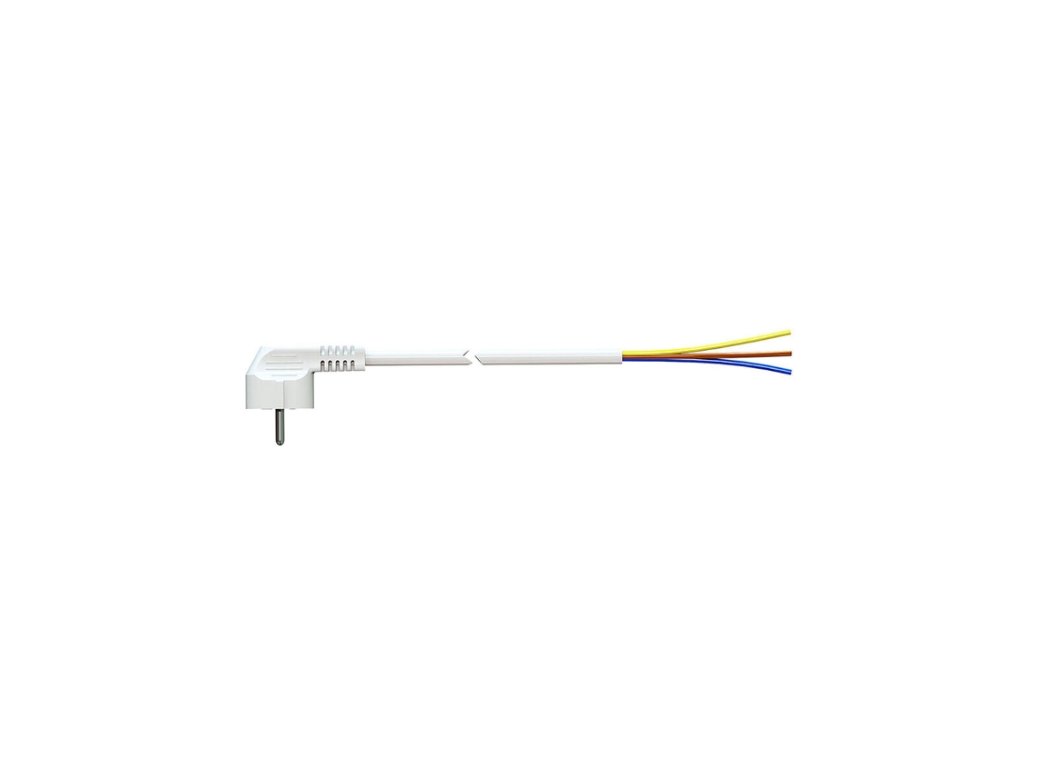 Cable de Alimentación SOLERA 7000/2 Schuko 4,8 mm 250 V 16 A Blanco 3x1,5 mm 2 m