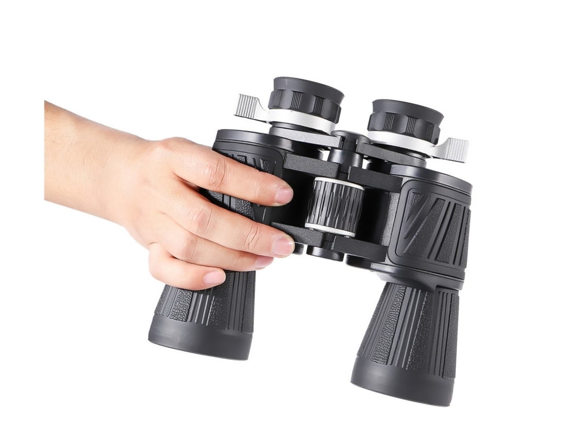 Binoculares Chennnls 20x50 para adultos, ideales para observación de aves, caza, vida silvestre, senderismo y acampada. Negros.
