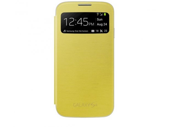 Funda SAMSUNG Galaxy S4 S-View Amarillo
