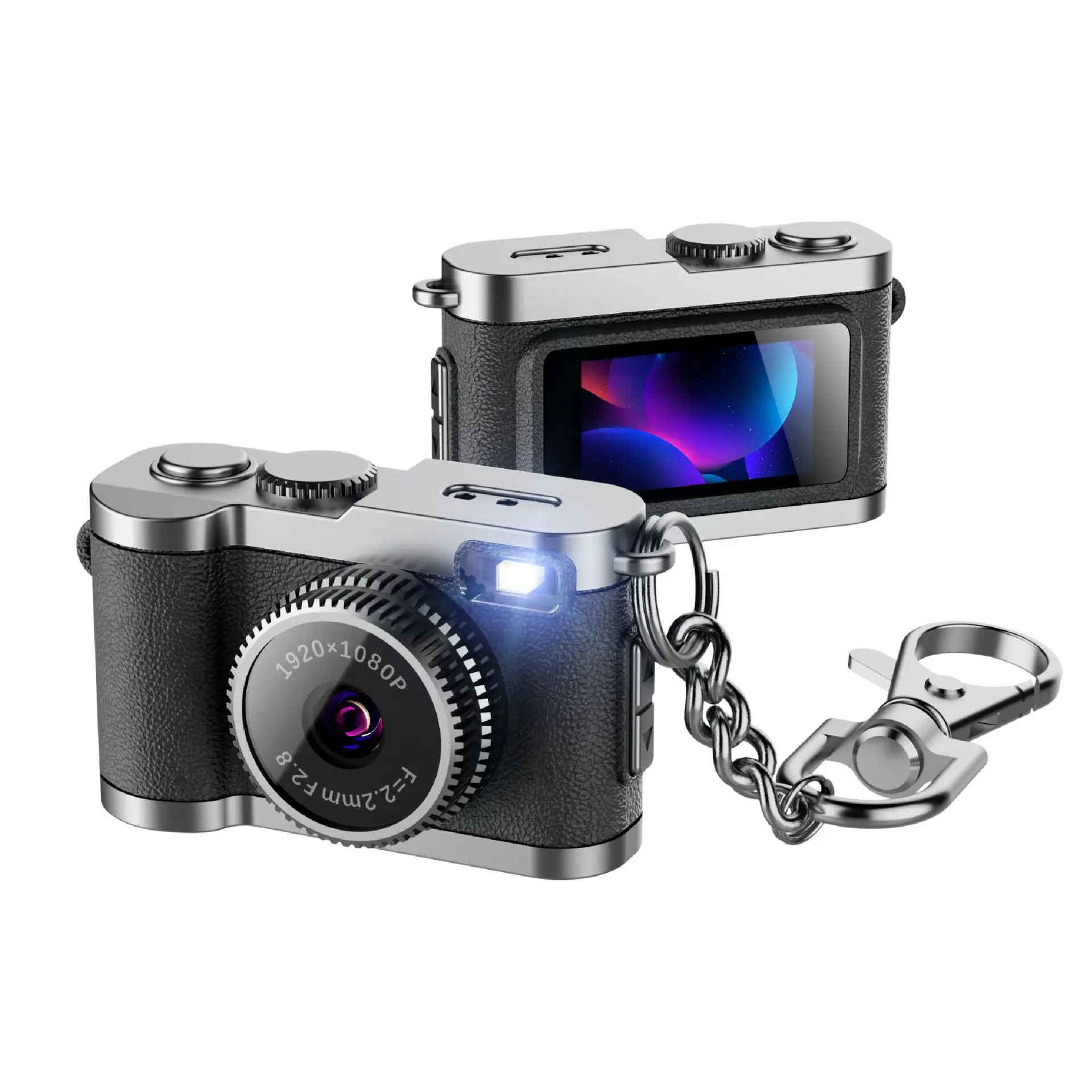 Cámara Digital (negra - 32 Gb) - 1080p - Minicámara - Con Pantalla - Portátil Para Deportes Al Aire Libre - Videocámara Retro De Pulgar