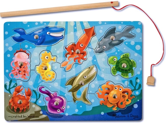 Puzzle MELISSA y DOUG Fishing Magnetic Puzzle Game