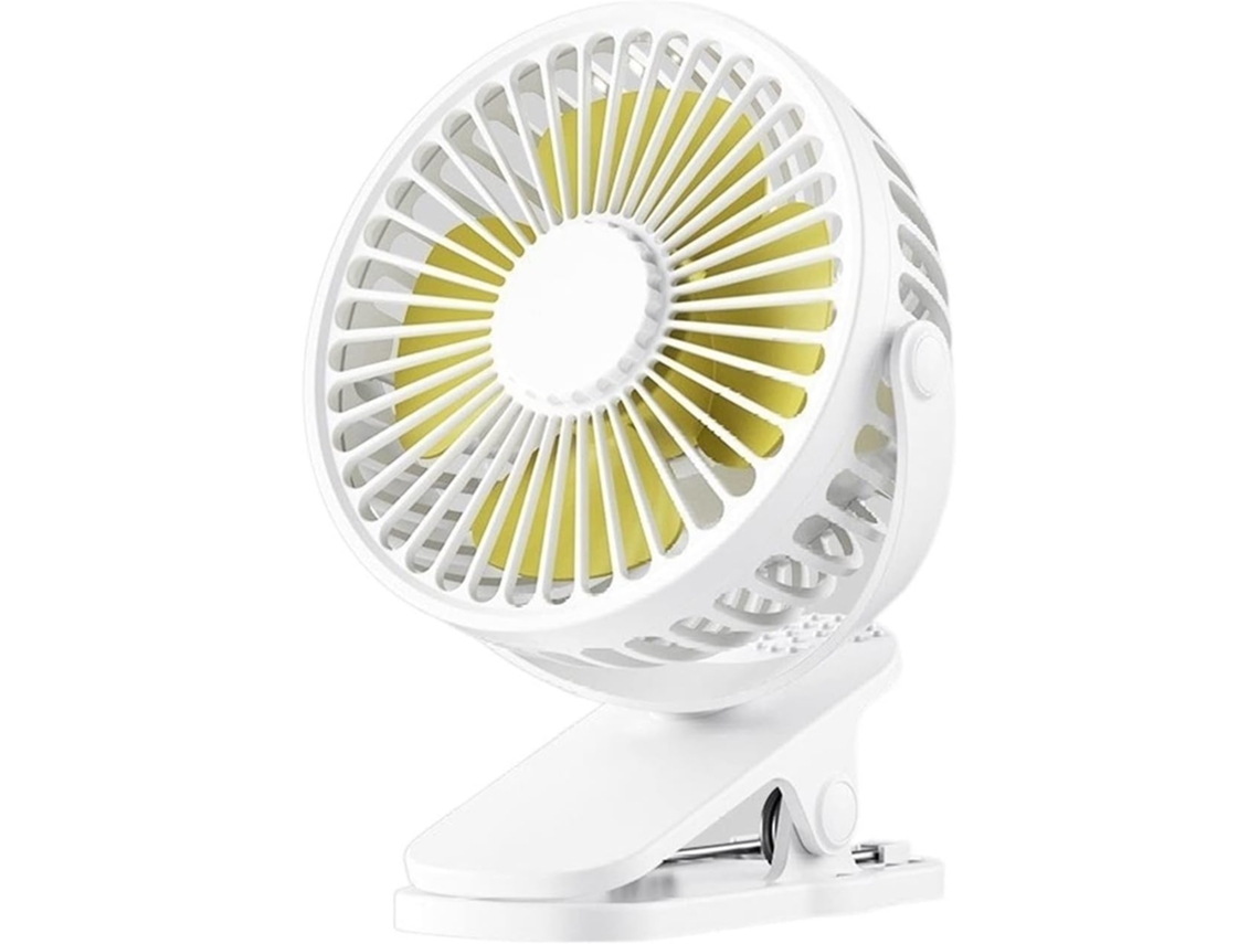 Ventilador de mesa USB portátil para uso doméstico y exterior.