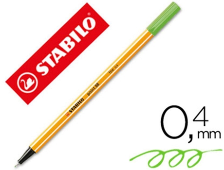 Marcador Stabilo Ponta de Fibra Point 88 Verde Hielo 0.4 mm