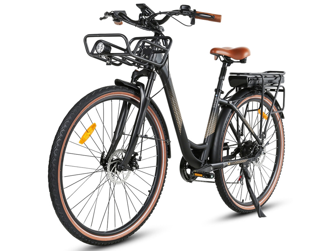 Bicicleta Eléctrica SAMEBIKE Rs-A07 500W 36V 13Ah 35Km/H 28'' City E-Bike Negra