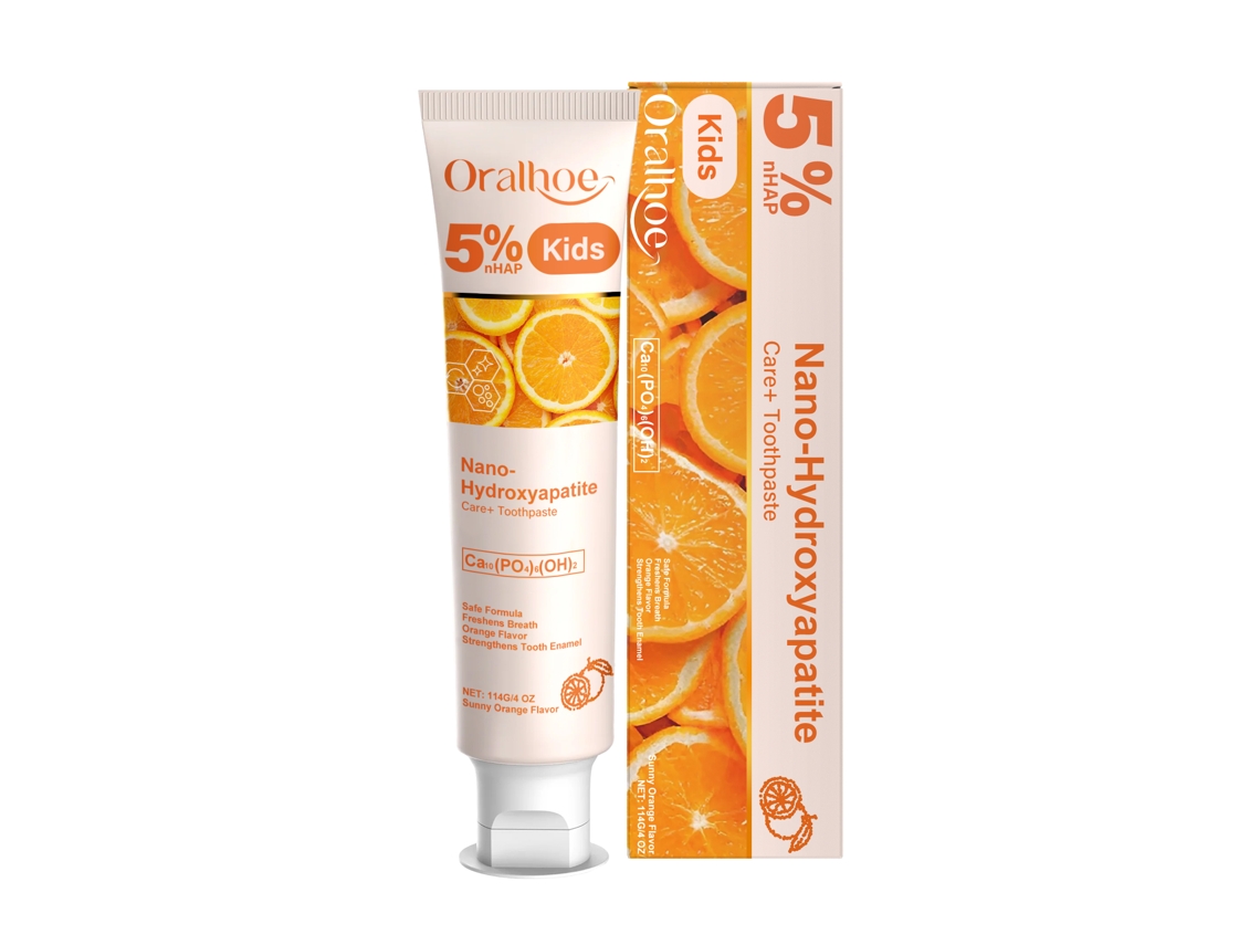 Pasta de dientes Oral para niños, sabor naranja