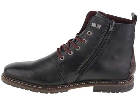 Zapatos de Hombre RIEKER Booties Piel Negro (41)