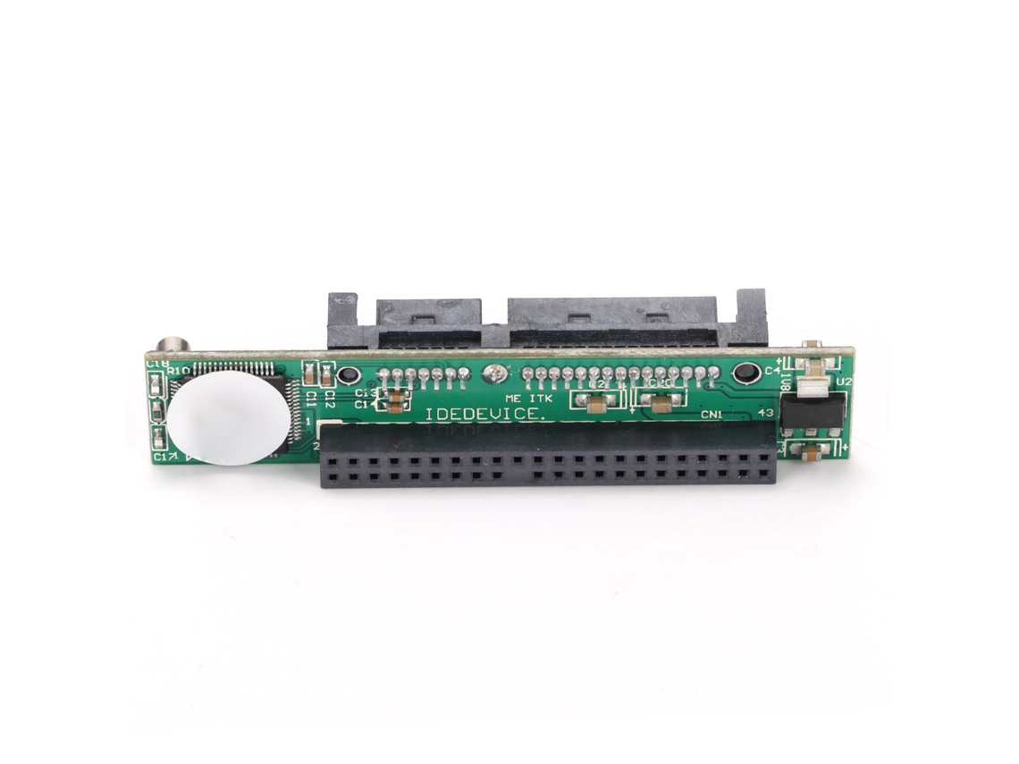 Adaptador Ide A Sata: Conector De Disco Duro Ide De 44 Pines A Sata De 7+15 Pines