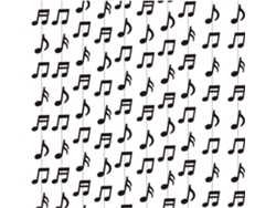 Decoraciones Negras Para Fiestas Con Forma De Notas Musicales Para Una Fácil Instalación En Un Evento.