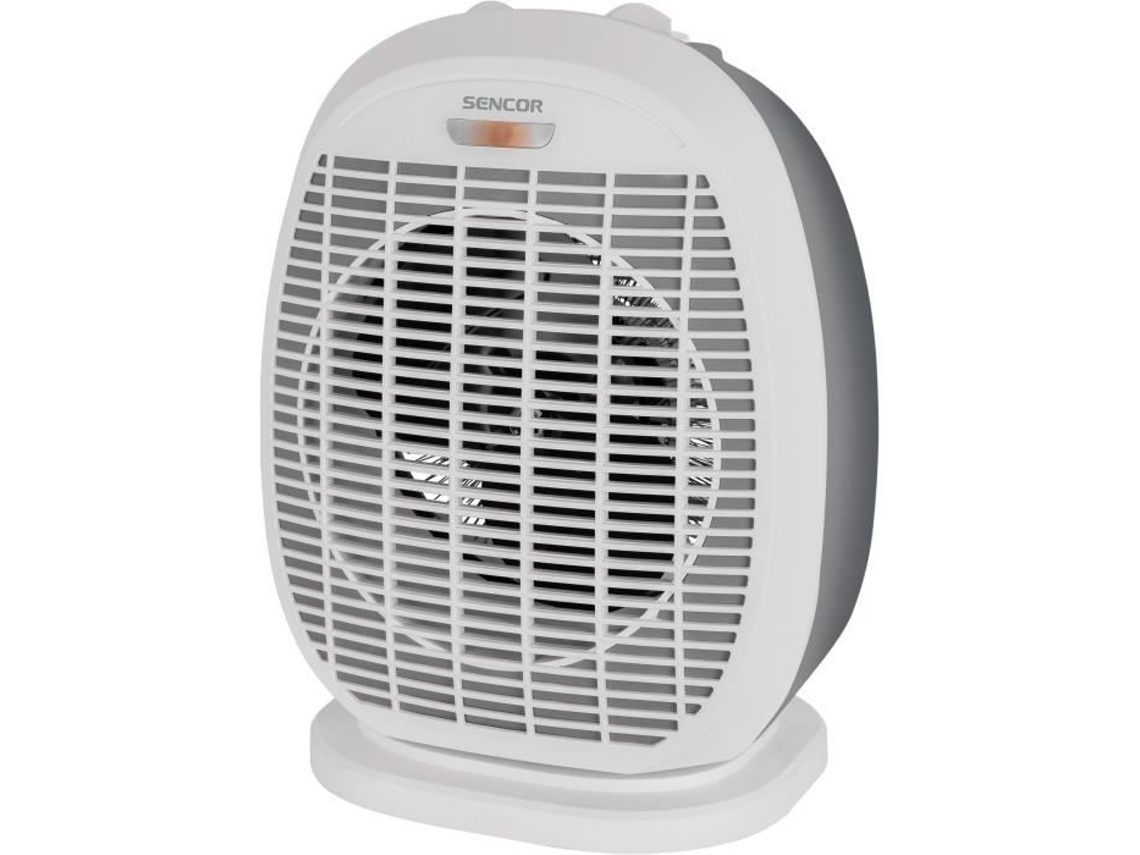 Calefactor De Aire Caliente Sencor Sfh 7057wh 2000 W 2 Niveles De Calefacción Termostato Blanco