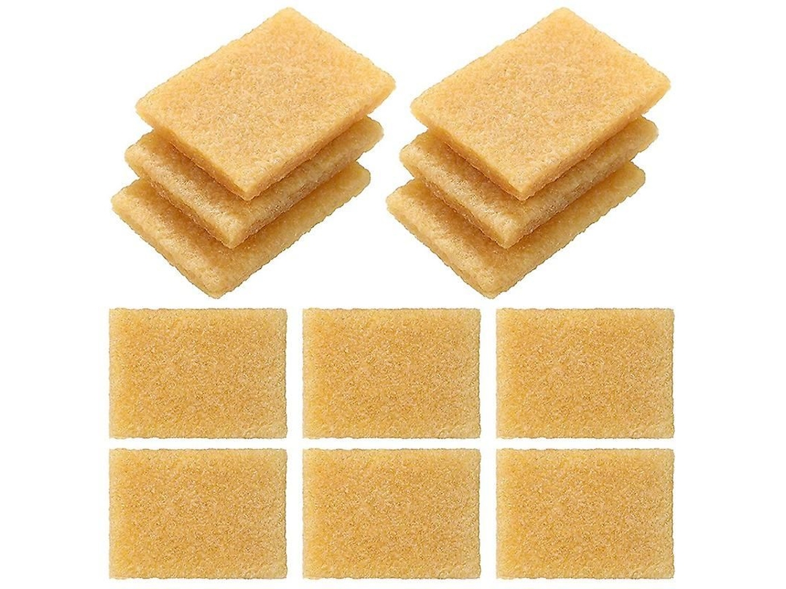 Pack 12 gomas limpieza residuos cola y cemento. Elimina adhesivos superficies.