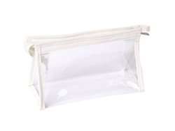 Estuche Transparente Impermeable Para Lápices, Neceser De Maquillaje Transparente De Gran Capacidad, De Tpu Ecológico Para Mujer (diseño Único)