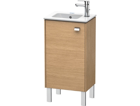 Mueble bajo lavabo DURAVIT Brioso de 42,0 x 28,9 cm 1 puerta con bisagra a la izquierda 1 balda de cristal para lavabo ME by Starck 072343