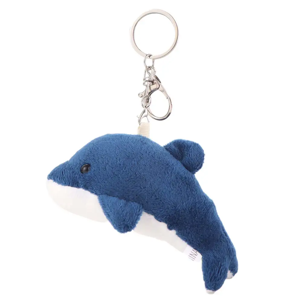 Llavero De Delfín Para Bolso (azul Oscuro) Adorno Para Mochila Juguete De Peluche