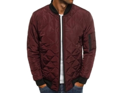 2026-chaqueta Hombre Acolchada Con Relleno Chaqueta Bomber Chaquetón Exterior De Poliéster