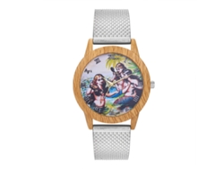 Reloj Analógico De Cuarzo Con Brazalete De Malla De Acero, Esfera Resistente A Los Arañazos, Color Plata.