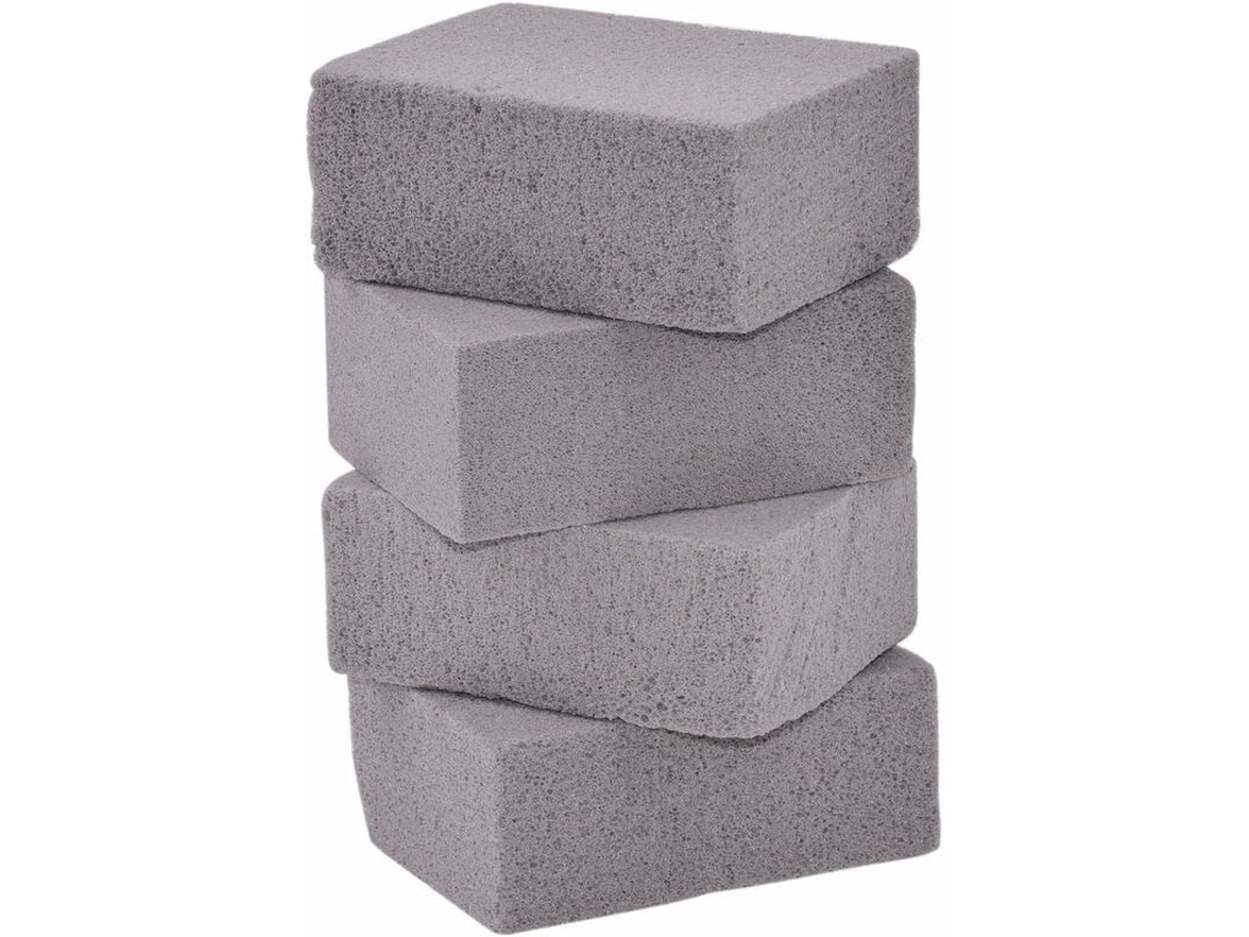 Piedra De Limpieza Para Barbacoa, Bloques De Piedra Pómez Reutilizables - 4 Unidades Para Limpiar Barbacoa, Horno Y Tejas.