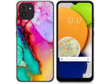 Carcasa para Samsung Galaxy A03 TUMUNDOSMARTPHONE Dibujos Mármol 15 Multicolor