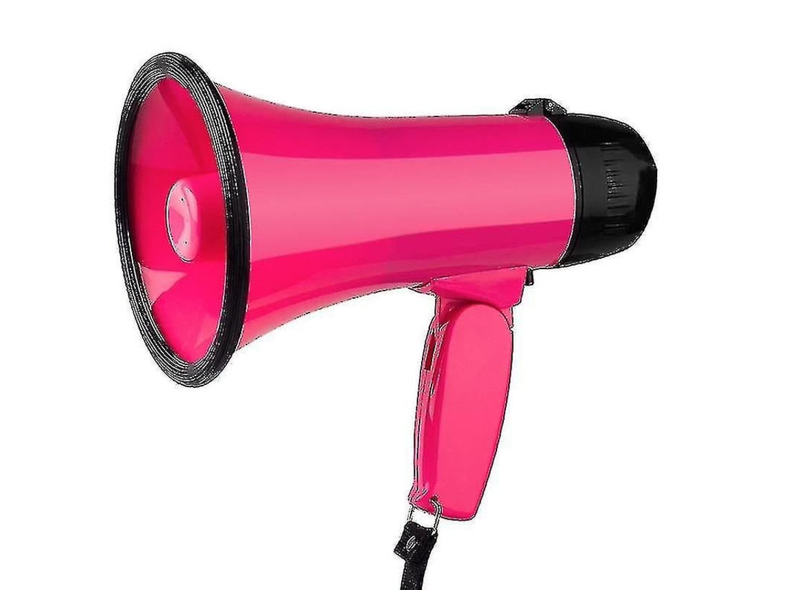 Megáfono portátil para guía turístico, color rosa y rojo Chaberlu