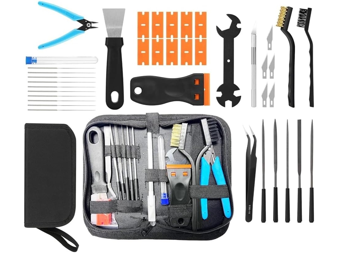 Kit De Herramientas Para Impresora 3d De 38 Piezas Con Estuche Para Guardar Accesorios.