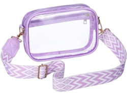 Bolso Bandolera De Poliéster Y Pvc Transparente Para Hombre Y Mujer, Accesorios Para Estadios.