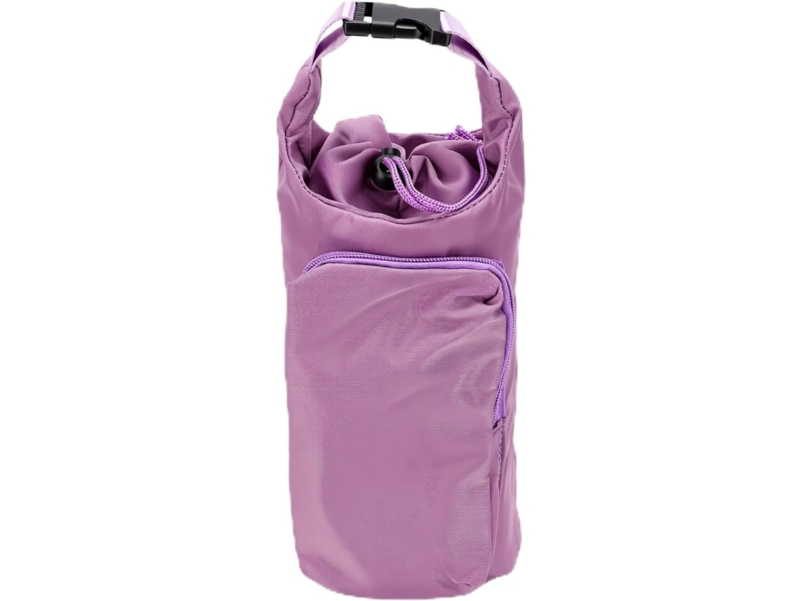 Bolsa Isotérmica Para Botella De Agua, Cierre Ajustable Con Cordón, Correa Acolchada Para El Hombro, De Tela.