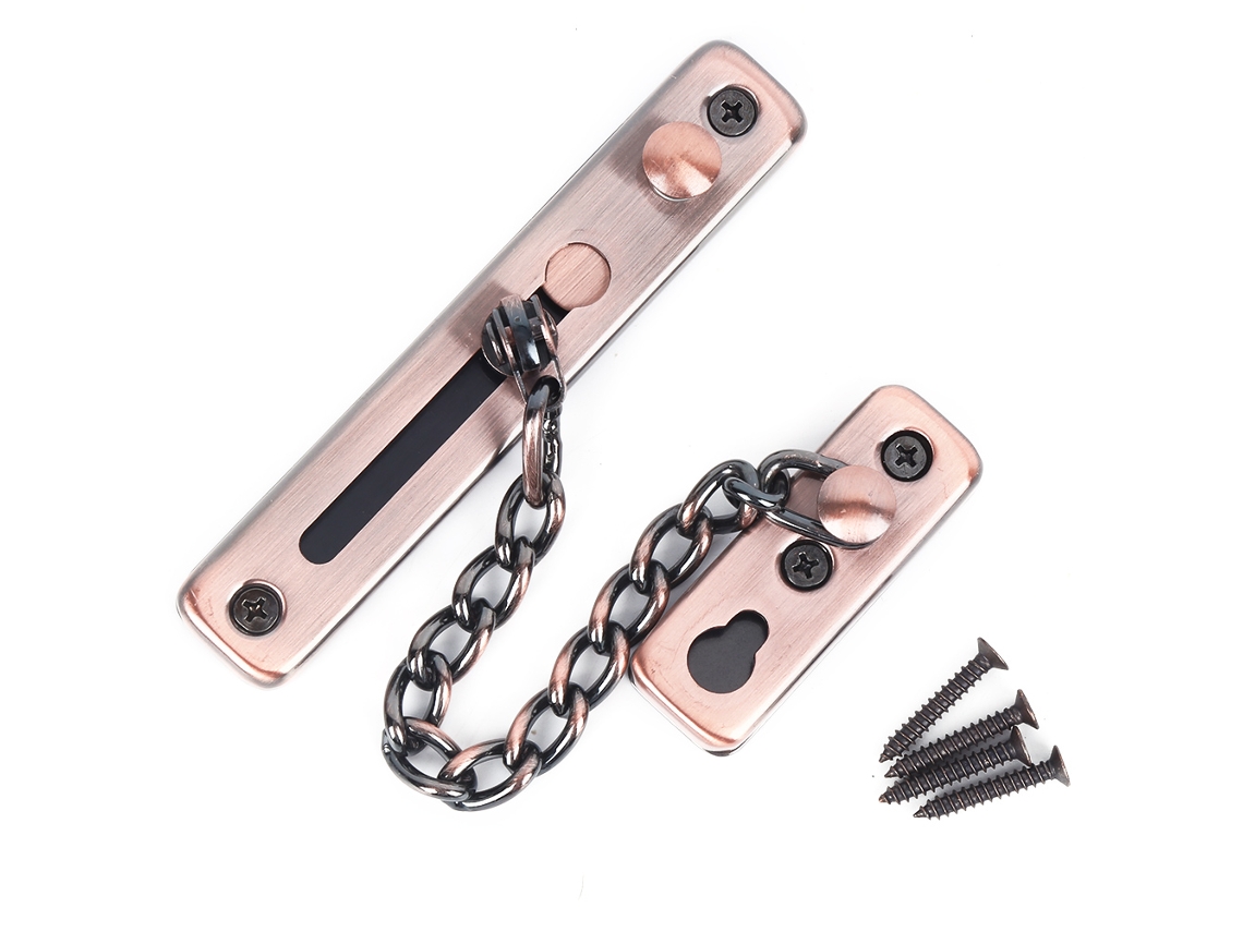 Candado De Cadena Antirrobo De Acero Inoxidable Para La Seguridad De Puertas, Duradero, Para Uso En El Hogar Y Hoteles.
