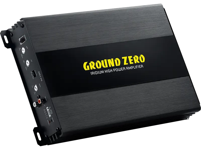 Amplificador de 2 canales Clase A-B de alta calidad 550 Watts GROUND ZERO