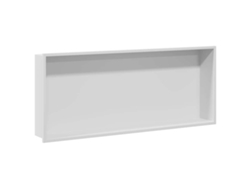 Nichos de ducha de acero inoxidable blanco MAISON EXCLUSIVE 75x30x9,5 cm