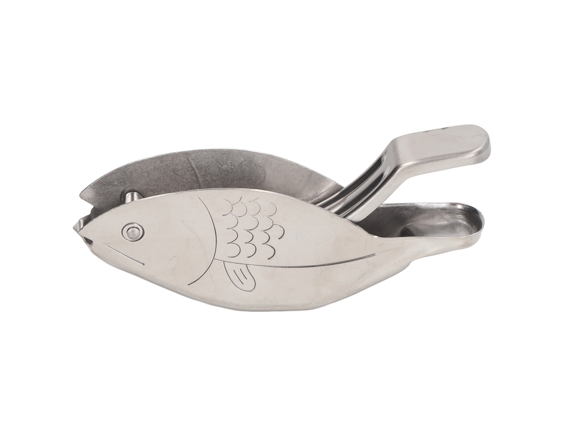 JILLIOPER Exprimidor de Limón Manual en Acero Inoxidable 304, Exprimidor de Limón y Naranja, Herramienta de Cocina