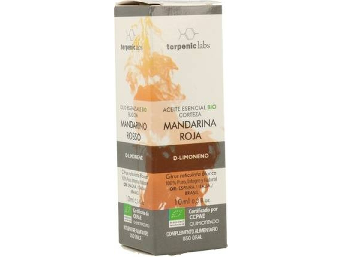 Aceite Essencial TERPENIC Tangerina Vermelha (10 ml de óleo essencial (Tangerina))