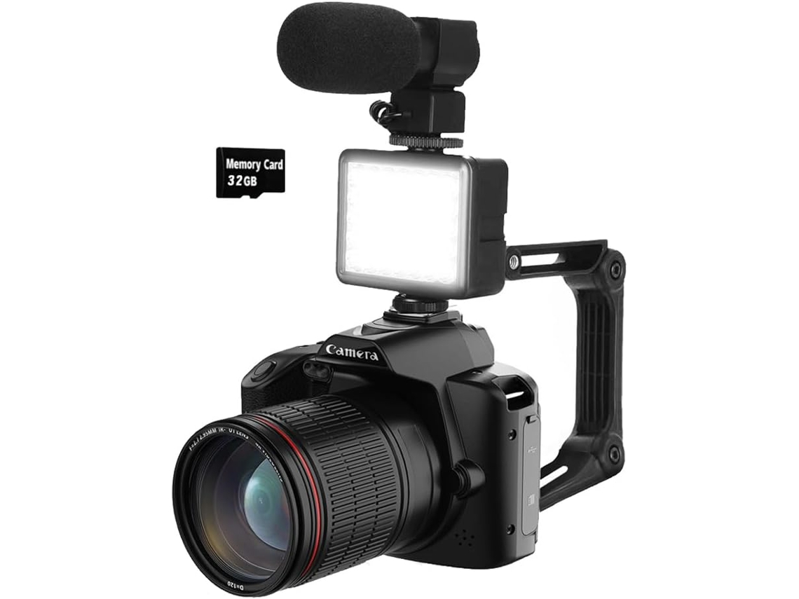 Cámara Digital 4k Con Wi-fi Y Grabación De Vídeo, Webcam, Zoom, Ideal Para Bloguear.