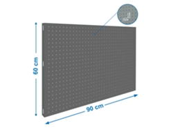Panel perforado Panel Perforado 900x600mm Gris