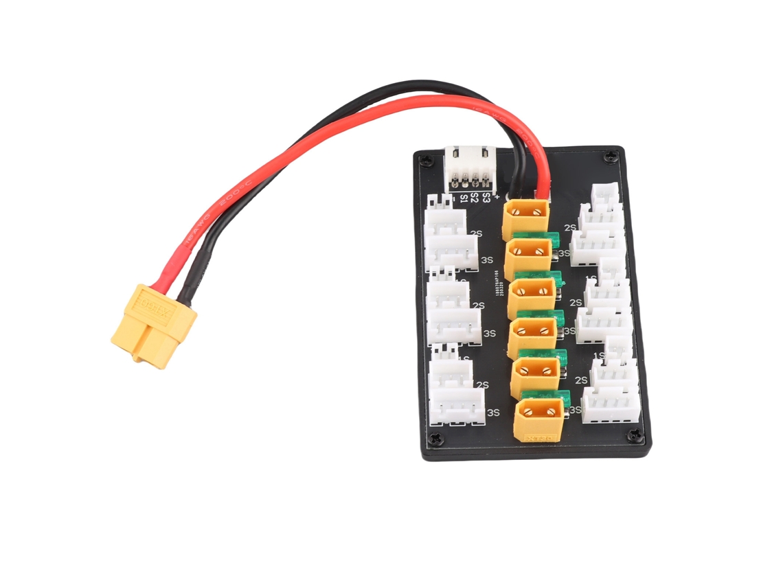 Adaptador De Expansión Para Equilibrador De Baterías Con Placa De Carga Paralela 1-3s Y Conector Xt