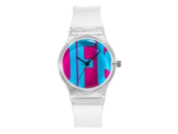 Relógio De Quartzo Elegante Fashion Feminino Relógio Casual Decoração Pulseira Presente (vermelho Rosa)