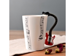 Taza de café con guitarra musical única, un gran regalo para G Siurn, taza de cerámica