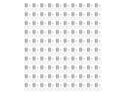 100 Piezas De Clips De Montaje De Plástico De 10 Mm Para Paneles Led De Diodos Emisores De Luz