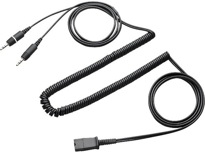 Cable PLANTRONICS Quick Disconnect dual 3.5mm Worten.es