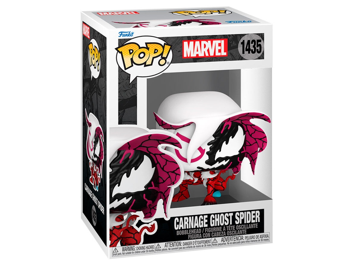 Figura Pop Marvel Carnage Ghost Spider B.activo